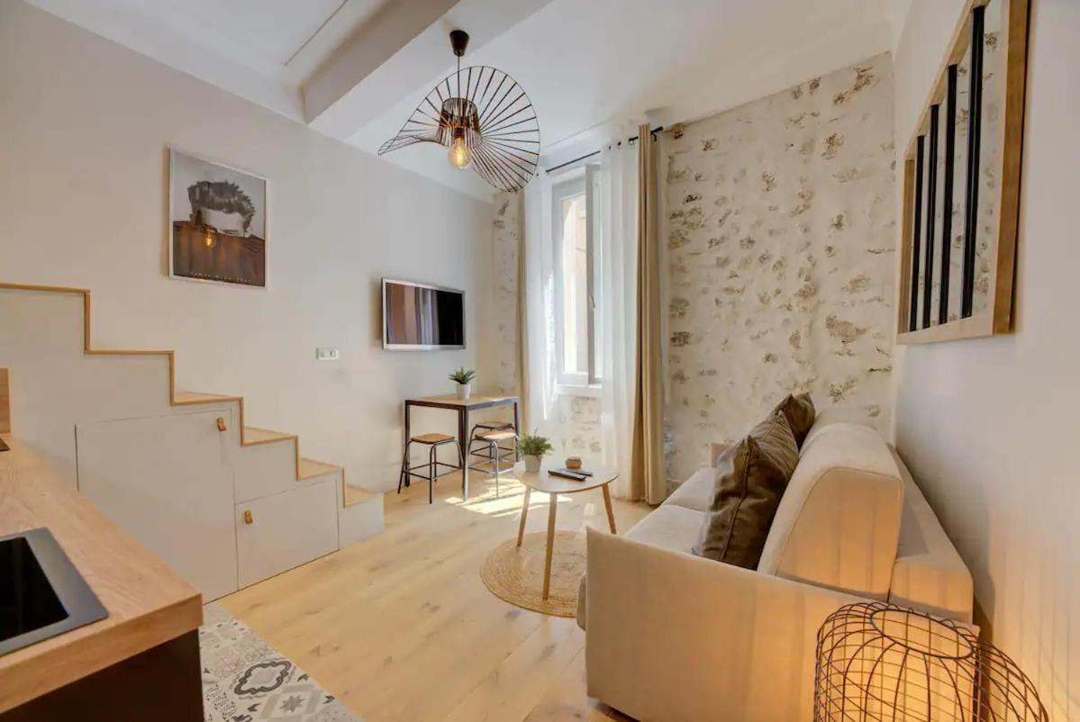Duplex Studio Apt Mezzanine Near Shops & Cafes Antibes Exterior photo