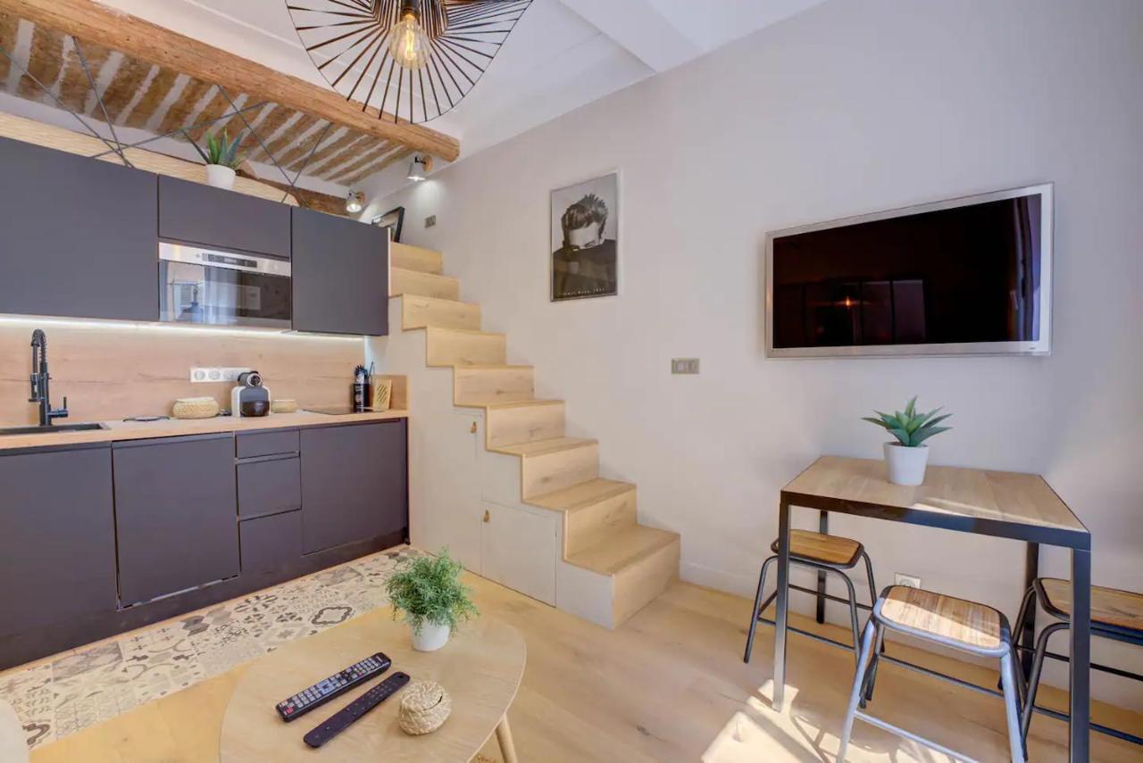 Duplex Studio Apt Mezzanine Near Shops & Cafes Antibes Exterior photo